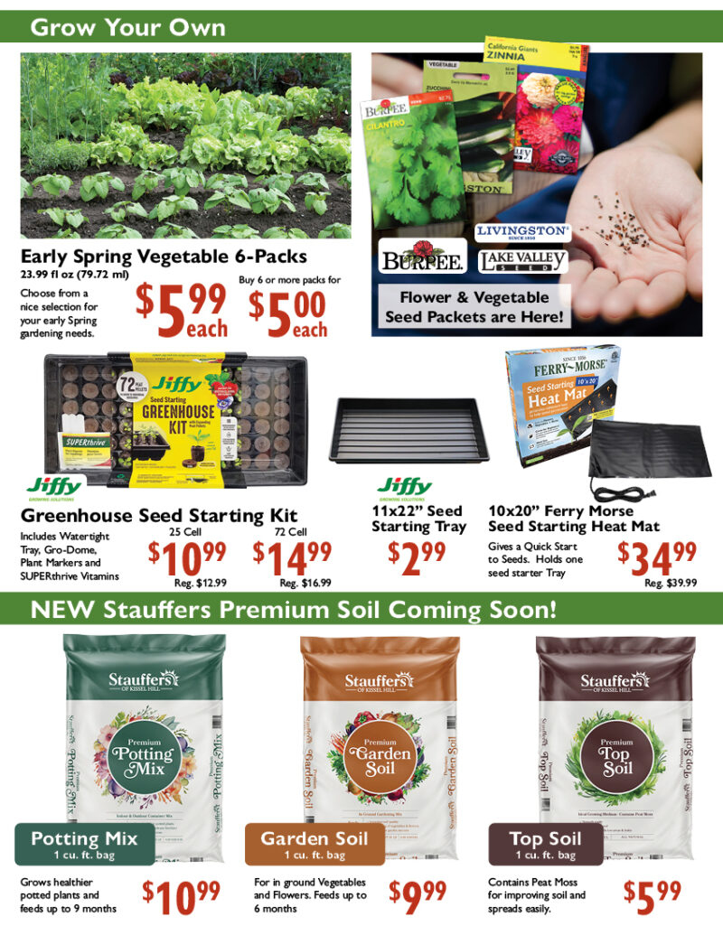 Stauffers Of Kissel Hill Weekly Flyer